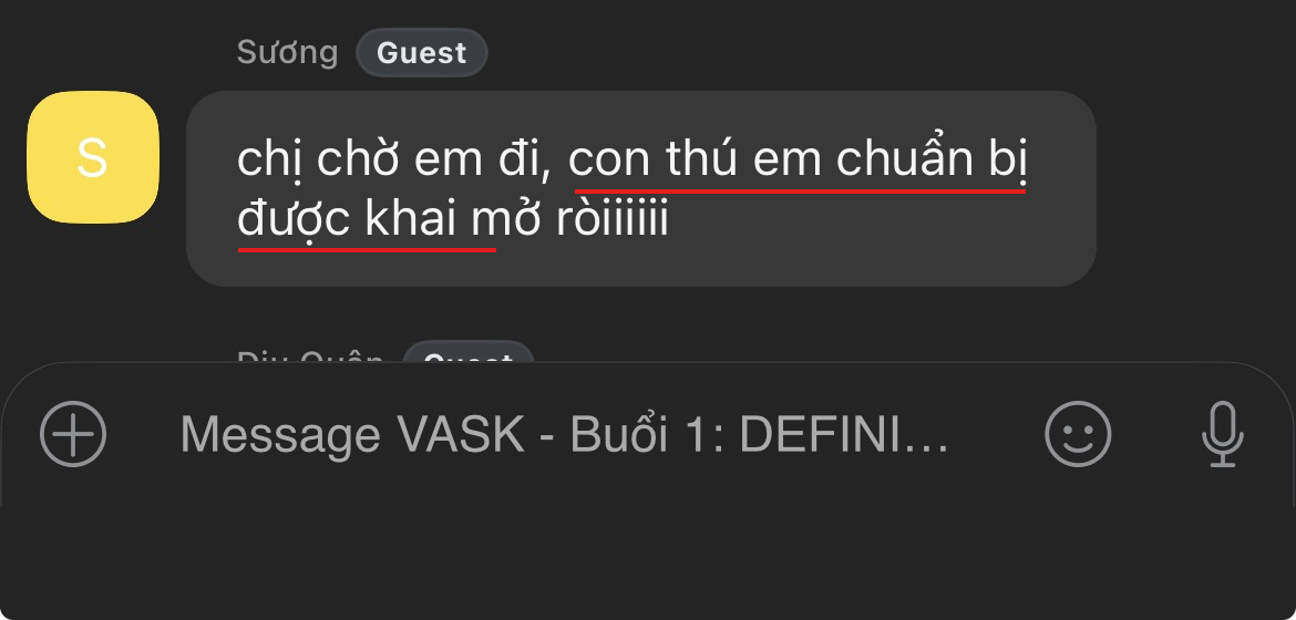 Live feedback 3